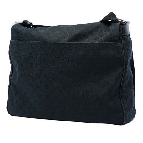 Flap Messenger Bag GG Canvas Large