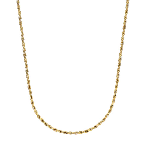 Rope Chain (Gold) - 2mm