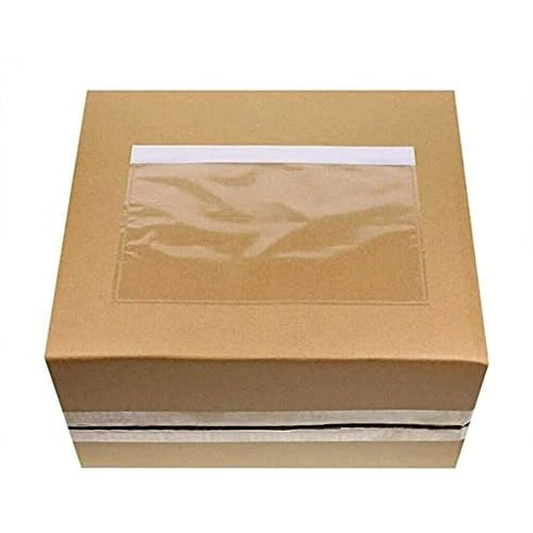(800 Pcs) BEUYI Clear 7.5'' x 5.5'' Packing List Envelopes, Adhesive Shipping Label Pouches/Sleeves