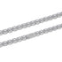 Clustered Tennis Chain (Silver) - 8mm