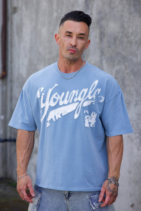 4182 - Distressed Script Tees