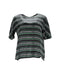 Women's Kenzo Printed T-Shirt in Green Silk