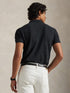 RALPH LAUREN The Iconic Mesh Polo Shirt Black Marl Heather