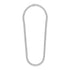 Clustered Tennis Chain (Silver) - 8mm