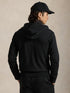 RALPH LAUREN Double-Knit Full-Zip Hoodie Polo Black