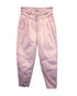 Women's Iro High-Waist Pleated Tapered Pants in Pink Cotton Denim