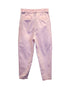 Women's Iro High-Waist Pleated Tapered Pants in Pink Cotton Denim
