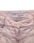 Women's Iro High-Waist Pleated Tapered Pants in Pink Cotton Denim