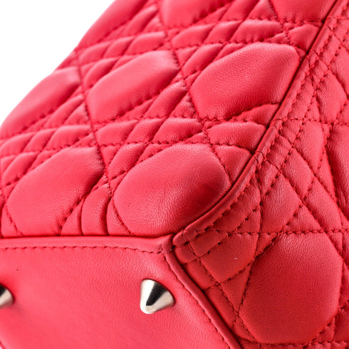 Lady Dior Bag Cannage Quilt Lambskin Medium