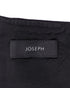Women's Joseph Panel Corset Dress in Black Wool and Leather