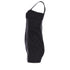 Women's Joseph Panel Corset Dress in Black Wool and Leather