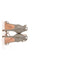 Women's Stuart Weitzman Nudist Sandals in Gold Synthetic