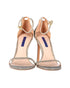 Women's Stuart Weitzman Nudist Sandals in Gold Synthetic
