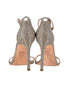 Women's Stuart Weitzman Nudist Sandals in Gold Synthetic