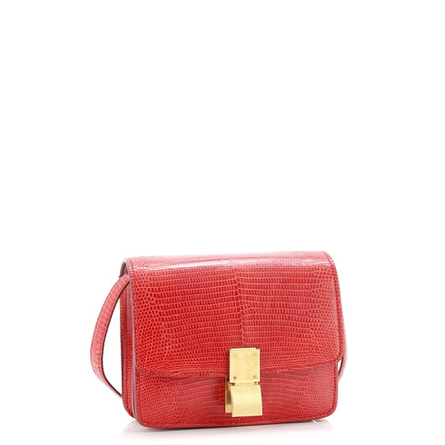 Classic Box Bag Lizard Small