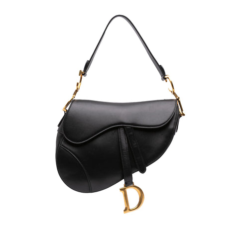 Saddle Handbag Leather Medium