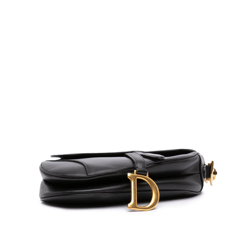 Saddle Handbag Leather Medium