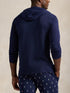 RALPH LAUREN Cotton Jersey Sleep Hoodie Cruise Navy