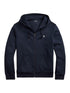 RALPH LAUREN Double-Knit Full-Zip Hoodie Aviator Navy