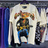 Godspeed T-shirts Guitar Skull Denim Print Casual Crew Neck Short Sleeve Men and Women