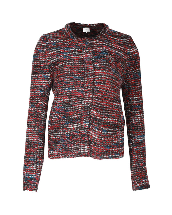 Women's Iro Carene Tweed Jacket in Multicolor Acrylic and Wool