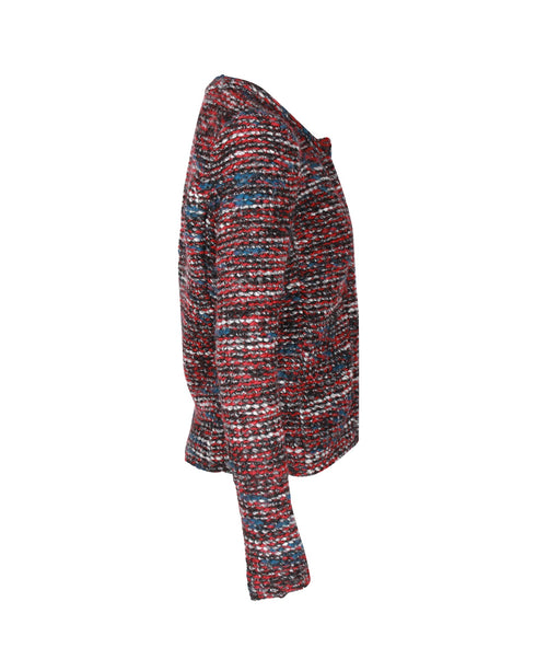 Women's Iro Carene Tweed Jacket in Multicolor Acrylic and Wool