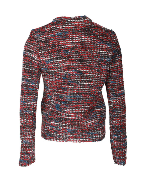 Women's Iro Carene Tweed Jacket in Multicolor Acrylic and Wool