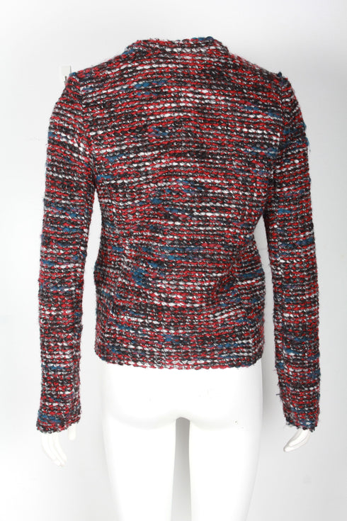 Women's Iro Carene Tweed Jacket in Multicolor Acrylic and Wool