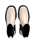 Women's Sergio Rossi Milla Platform Boots in White Leather