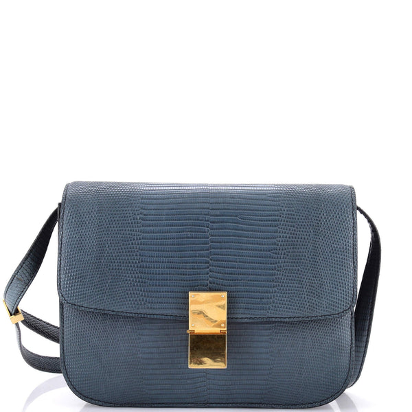 Classic Box Bag Lizard Medium