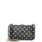 CC Box Minaudiere Metal with Beads and Faux Pearls