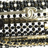 CC Box Minaudiere Metal with Beads and Faux Pearls