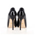 Women's Sergio Rossi High Heel Pumps in Black Patent Leather