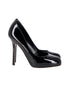 Women's Sergio Rossi High Heel Pumps in Black Patent Leather