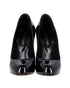 Women's Sergio Rossi High Heel Pumps in Black Patent Leather