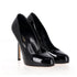 Women's Sergio Rossi High Heel Pumps in Black Patent Leather