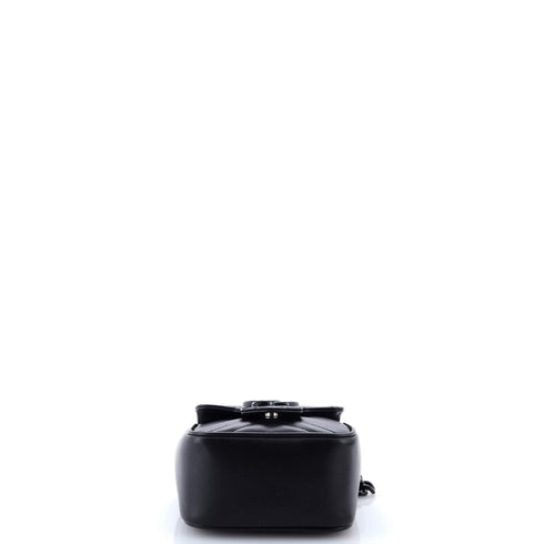GG Marmont Flap Belt Bag Matelasse Leather Mini