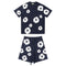Denim Tears Outfit:T-shirt/Shorts (Separate Purchase Options) Puff Print Short Sleeve T-shirt Loose Couple Shorts Suit