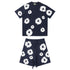 Denim Tears Outfit:T-shirt/Shorts (Separate Purchase Options) Puff Print Short Sleeve T-shirt Loose Couple Shorts Suit