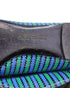 Women's Salvatore Ferragamo Striped Vara Bow Ballet Flats in Multicolor Patent Leather