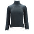 Women's Zimmermann Shimmering Turtleneck Top in Green Viscose