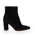 Women's Gianvito Rossi Pointed-Toe Ankle Boots in Black Suede