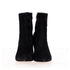 Women's Gianvito Rossi Pointed-Toe Ankle Boots in Black Suede