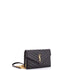 Classic Monogram Wallet on Chain Matelasse Chevron Leather Small