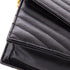 Classic Monogram Wallet on Chain Matelasse Chevron Leather Small