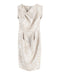 Women's Vivienne Westwood Red Label Cowl Neck Dress in Cream Polyester