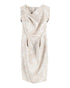 Women's Vivienne Westwood Red Label Cowl Neck Dress in Cream Polyester