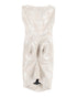 Women's Vivienne Westwood Red Label Cowl Neck Dress in Cream Polyester