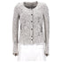 Women's IRO Distressed Jacket in Grey Cotton
