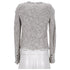Women's IRO Distressed Jacket in Grey Cotton
